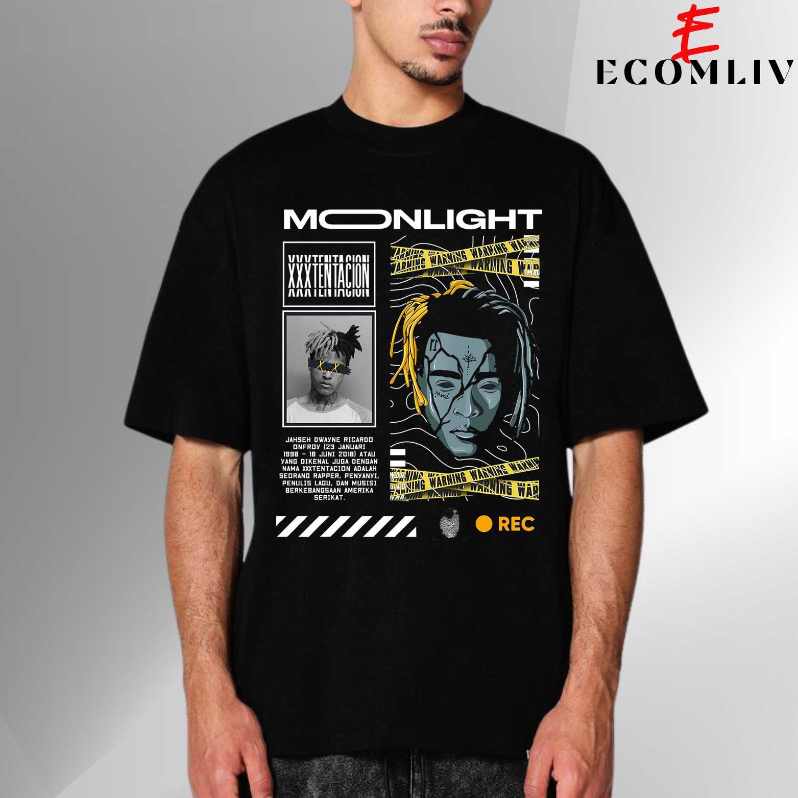 Xxxtentacion Moonlight T-Shirt, Unisex T-Shirt